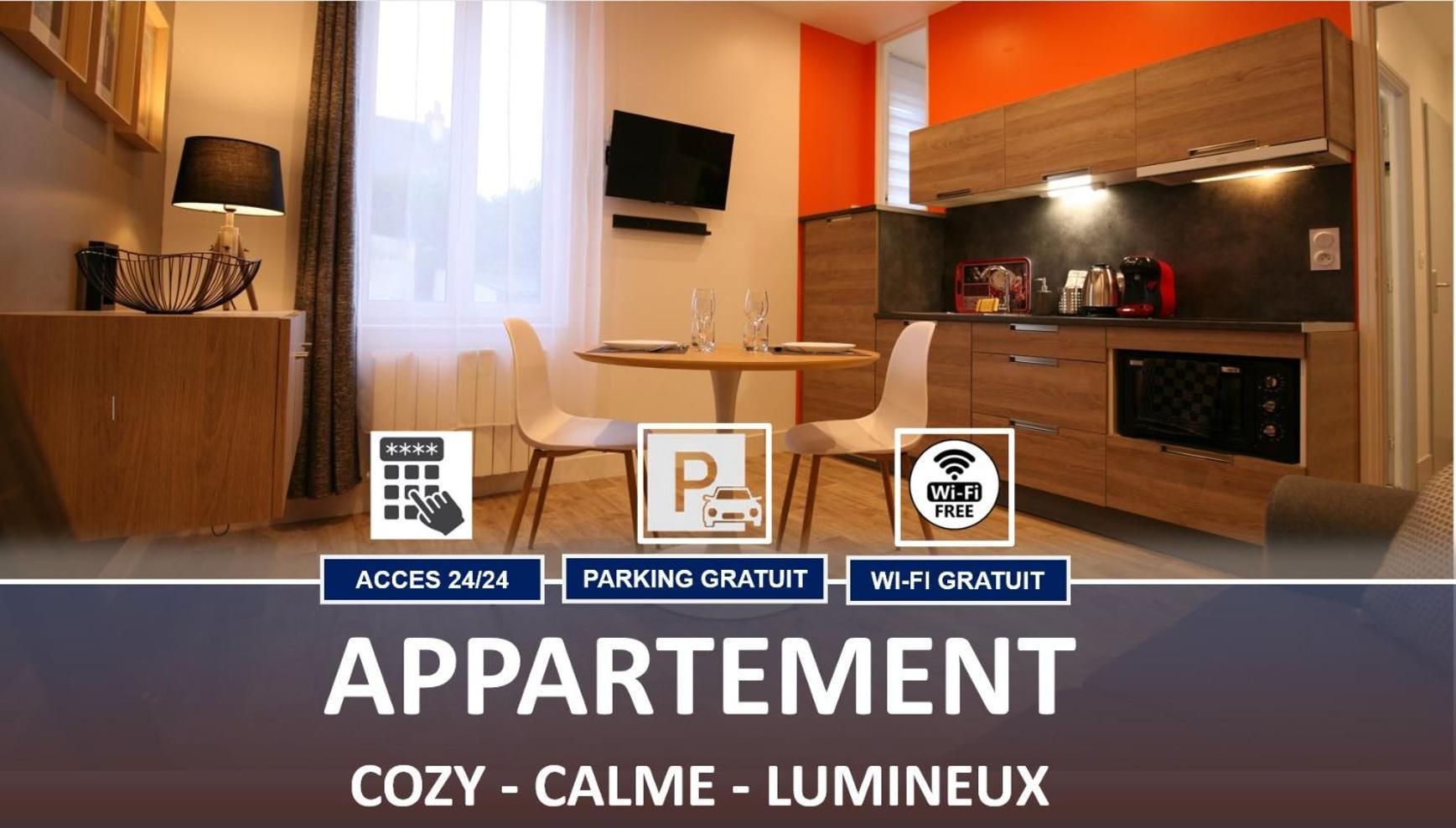 Le Faidherbe Style Appart' Hotel - Wifi Gratuit - Parking Gratuit Calme Et Lumineux Nevers Exterior photo